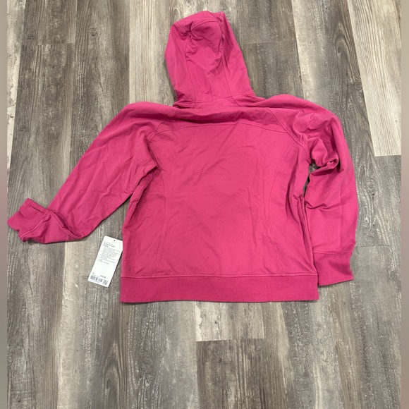 NEW with tags Lululemon Scuba Pullover Hoodie Pink Lychee Sz 14 - Picture 7 of 12